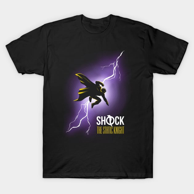 Static Knight T-Shirt by RedBug01